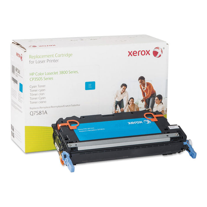 Xerox 006R01343 Cyan Remanufactured Toner Cartridge (Q7581A)