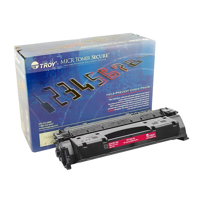 Troy 02-81551-001 Black High Yield MICR Toner Cartridge