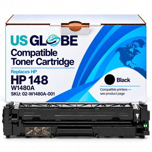 US Globe 02-W1480A-001 Black Compatible Toner Cartridge (Replaces HP W1480A)