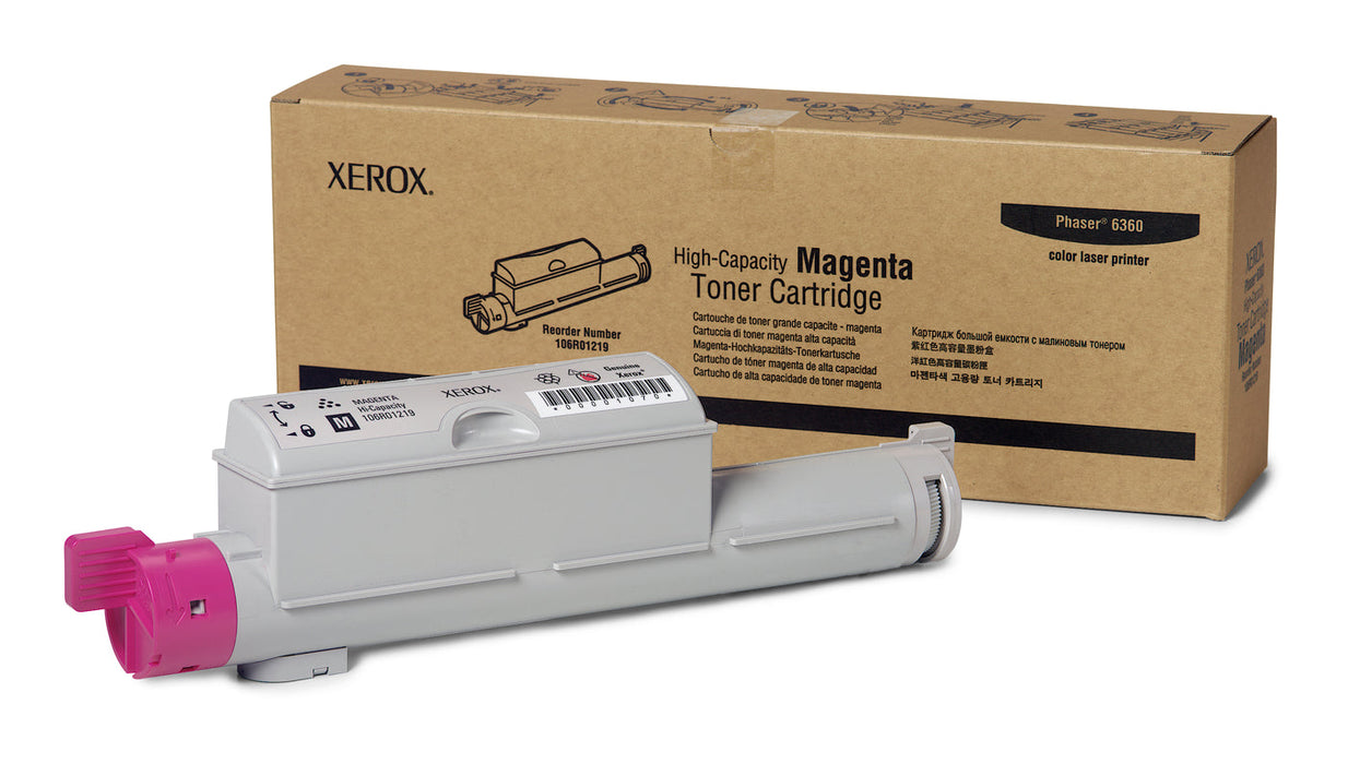 Xerox 106R01219 Magenta High Yield Toner Cartridge