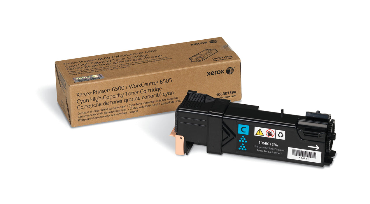 Xerox 106R01594 Cyan High Yield Toner Cartridge