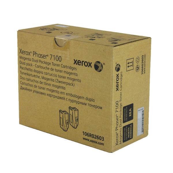 Xerox 106R02603 Magenta Toner Cartridge Dual Pack
