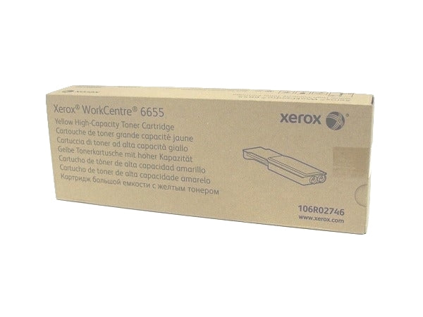 Xerox 106R02746 Yellow High Yield Toner Cartridge