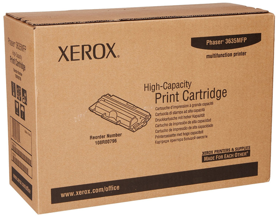 Xerox 108R00796 Black High Yield Toner Cartridge