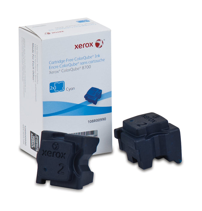 Xerox 108R00990 Cyan Solid Ink 2 Pack