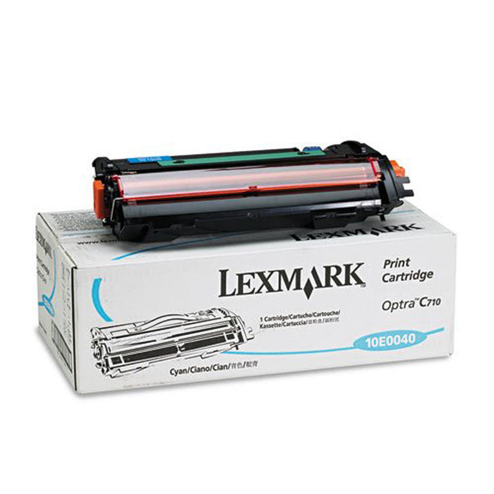 Lexmark 10E0040 Cyan Toner Cartridge