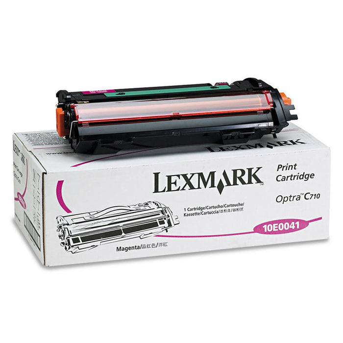 Lexmark 10E0041 Magenta Toner Cartridge