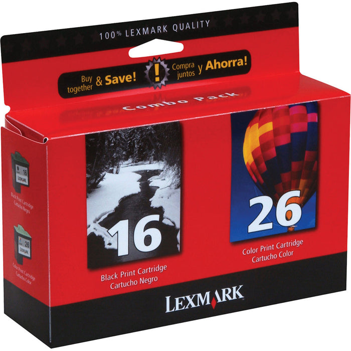 Lexmark 10N0202 Black / Color Ink Cartridge