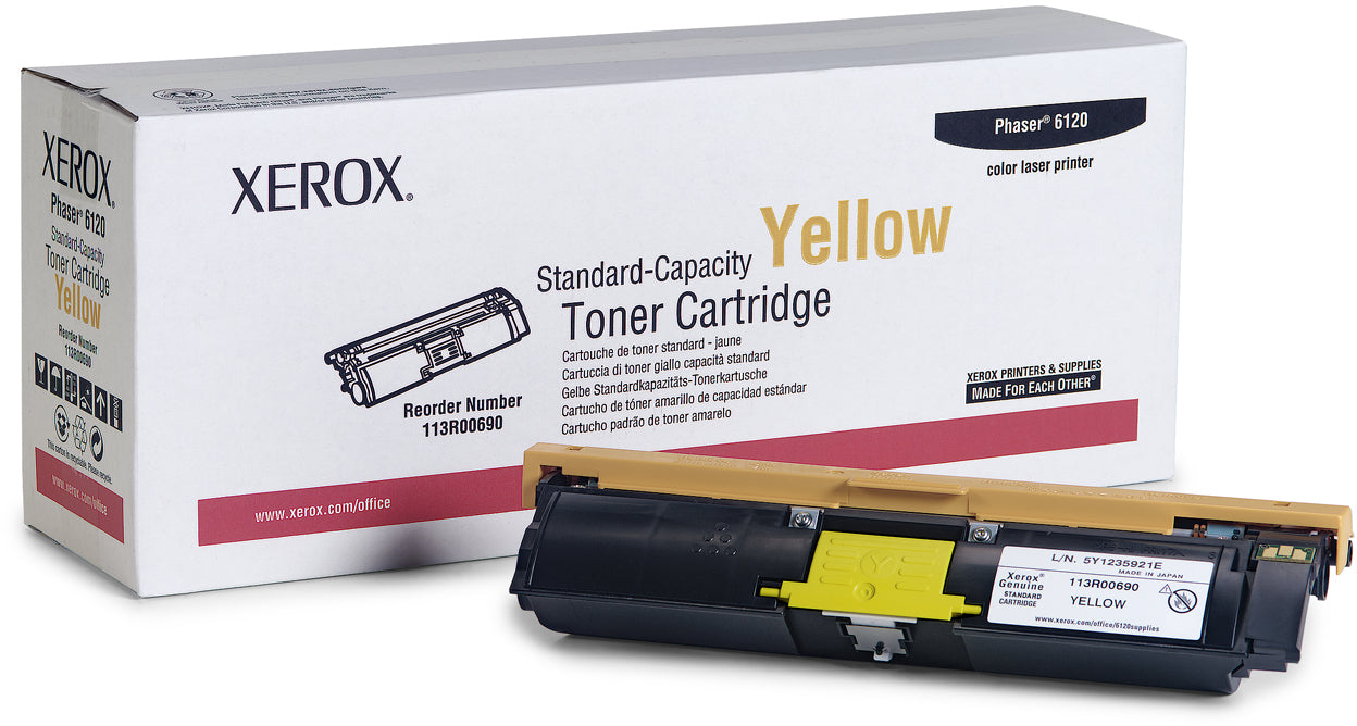 Xerox 113R00690 Yellow Toner Cartridge