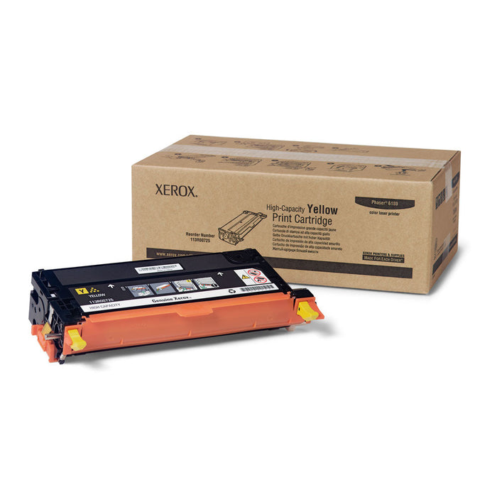 Xerox 113R00725 Yellow High Yield Toner Cartridge