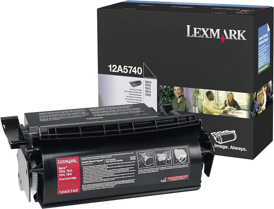 Lexmark 12A5740 Black Toner Cartridge