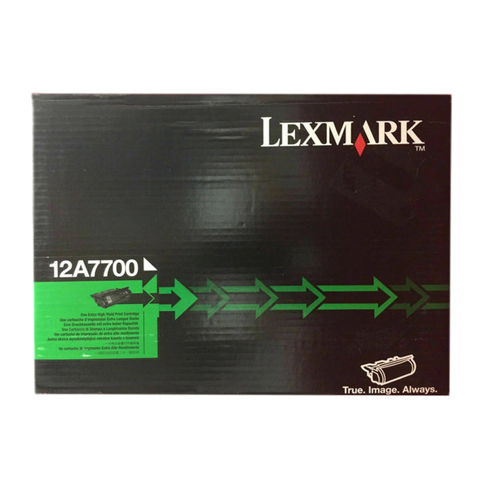 Lexmark 12A7700 Black Extra High Yield Toner Cartridge