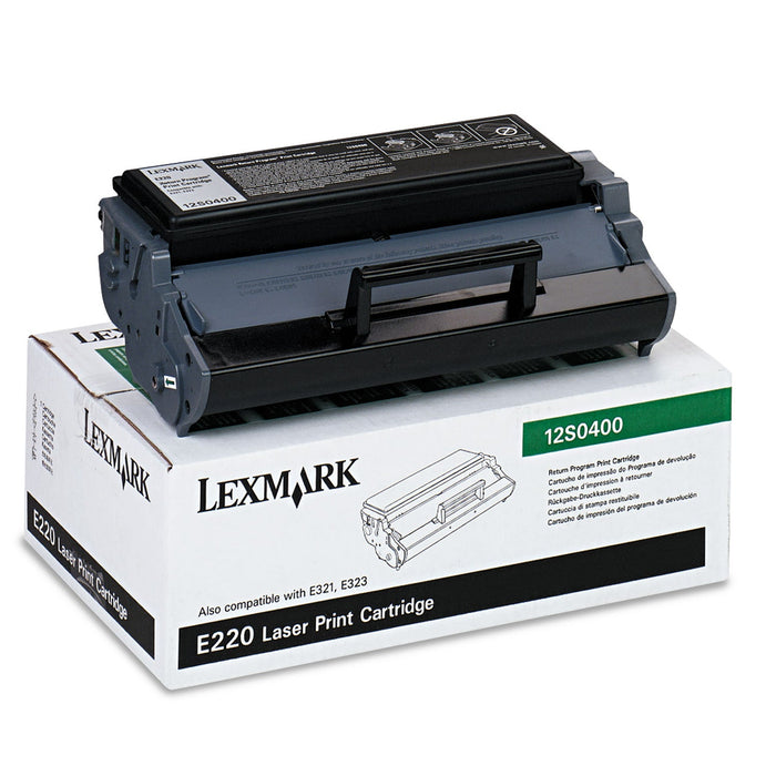 Lexmark 12S0400 Black Return Program Toner Cartridge