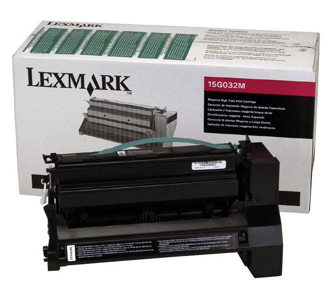 Lexmark 15G032M Magenta High Yield Toner Cartridge