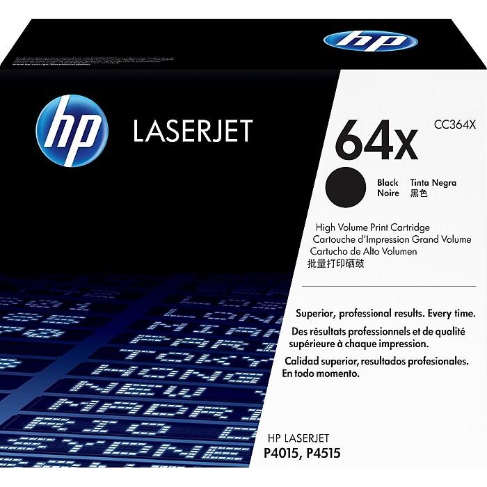 HP 64X CC364X Black High Yield Original LaserJet Toner Cartridge – 24,000 Pages