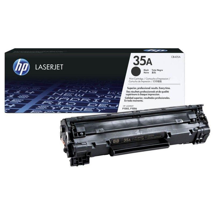 HP 35A CB435A Black Standard Yield Original LaserJet Toner Cartridge – 1,500 Pages
