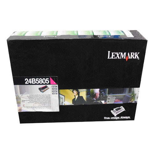 Lexmark 24B5805 Magenta Extra High Yield Return Program Toner Cartridge