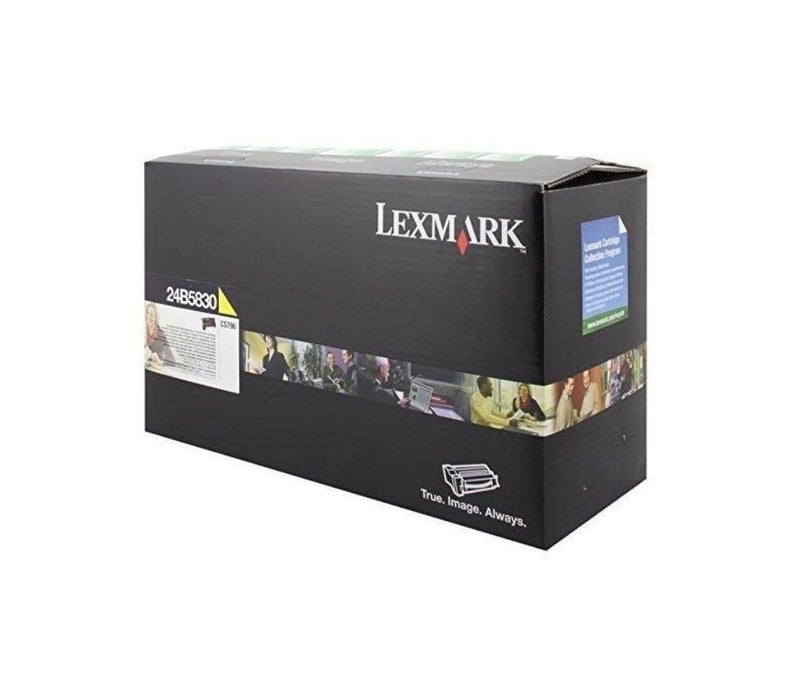 Lexmark 24B5830 Yellow Extra High Yield Return Program Toner Cartridge
