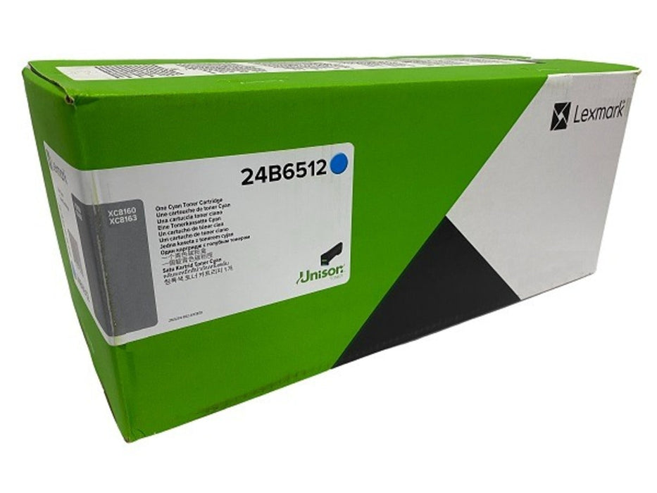 Lexmark 24B6512 Cyan Extra High Yield Return Program Toner Cartridge