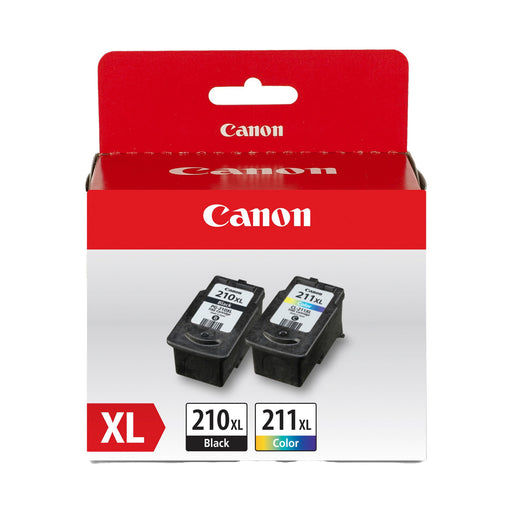 Canon 2973B050 PG-210XL and CL-211XL Ink Combo Pack with Photo Paper