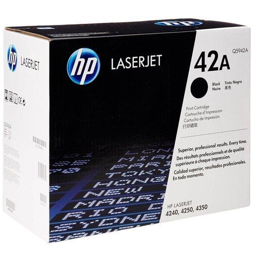 HP 42A Q5942A Black Standard Yield Original LaserJet Toner Cartridge – 10,000 Pages