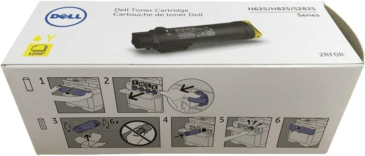 Dell 2RF0R Yellow Toner Cartridge