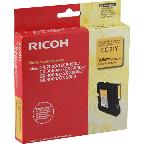 Ricoh 405535 Yellow Ink Cartridge
