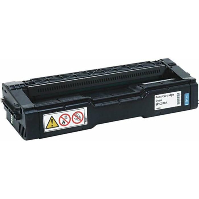 Compatible 406345-COMP Cyan Ricoh Toner Cartridge