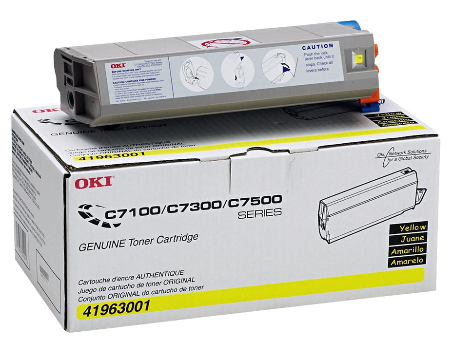 OKI 41963001 Yellow Toner Cartridge