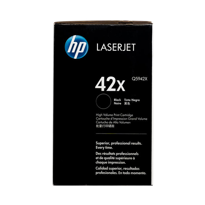 HP 42X Q5942X Black High Yield Original LaserJet Toner Cartridge – 20,000 Pages