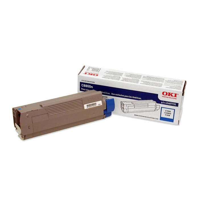 OKI 43487735 Cyan Toner Cartridge