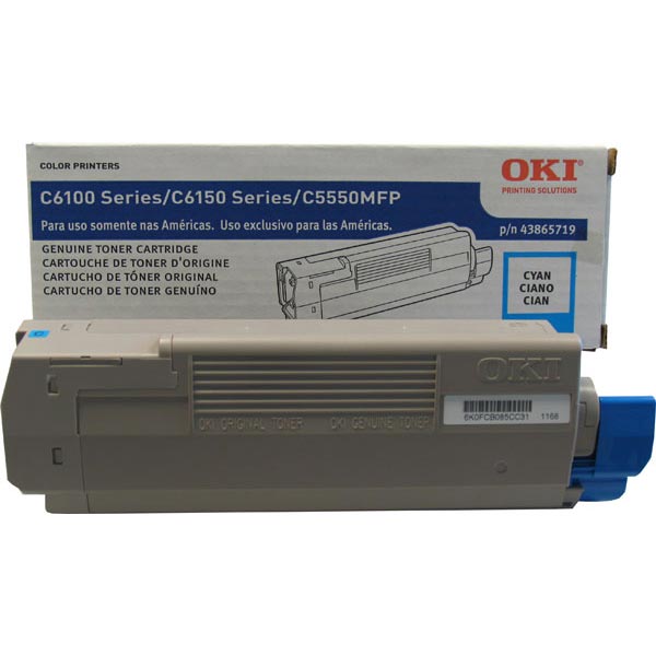 OKI 43865719 Cyan Toner Cartridge