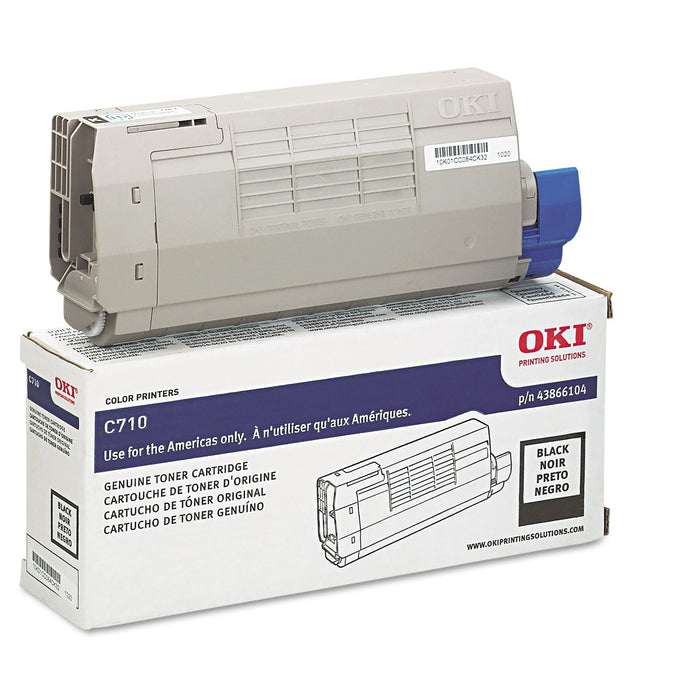 OKI 43866104 Black High Yield Toner Cartridge