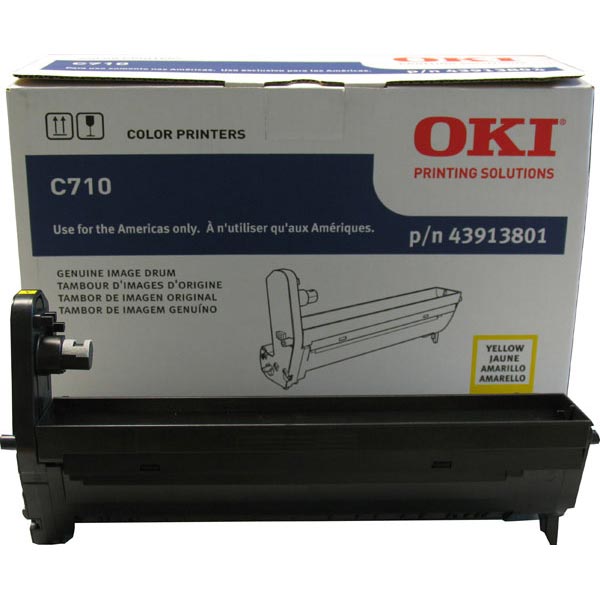 OKI 43913801 Yellow Drum Unit