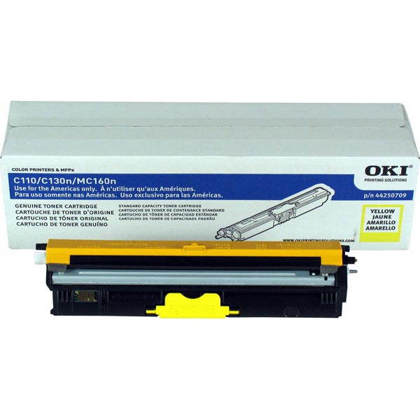 OKI 44250709 Yellow Toner Cartridge