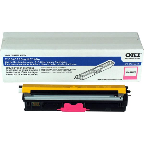 OKI 44250714 Magenta High Yield Toner Cartridge
