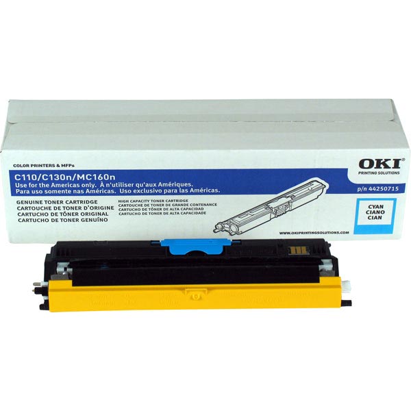 OKI 44250715 Cyan High Yield Toner Cartridge