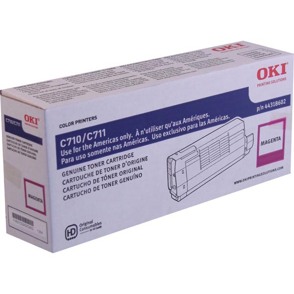 OKI 44318602 Magenta Toner Cartridge