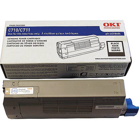 OKI 44318604 Black Toner Cartridge