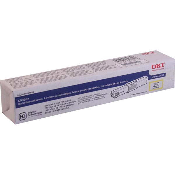 OKI 44469719 Yellow High Yield Toner Cartridge