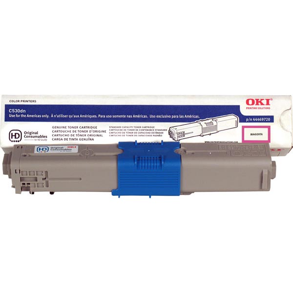 OKI 44469721 Cyan High Yield Toner Cartridge