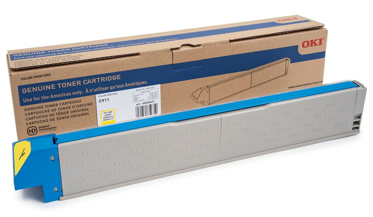 OKI 45536421 Yellow Toner Cartridge