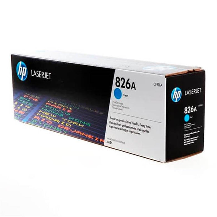HP 826A CF311A Cyan Standard Yield Original LaserJet Toner Cartridge