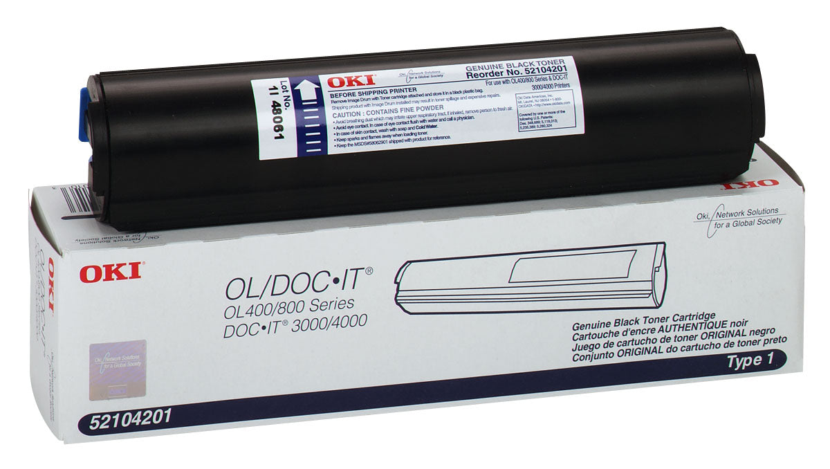 OKI 52104201 Black Toner Cartridge