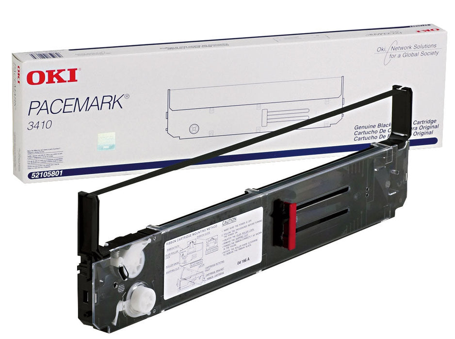 OKI 52105801 Black Fabric Ribbon