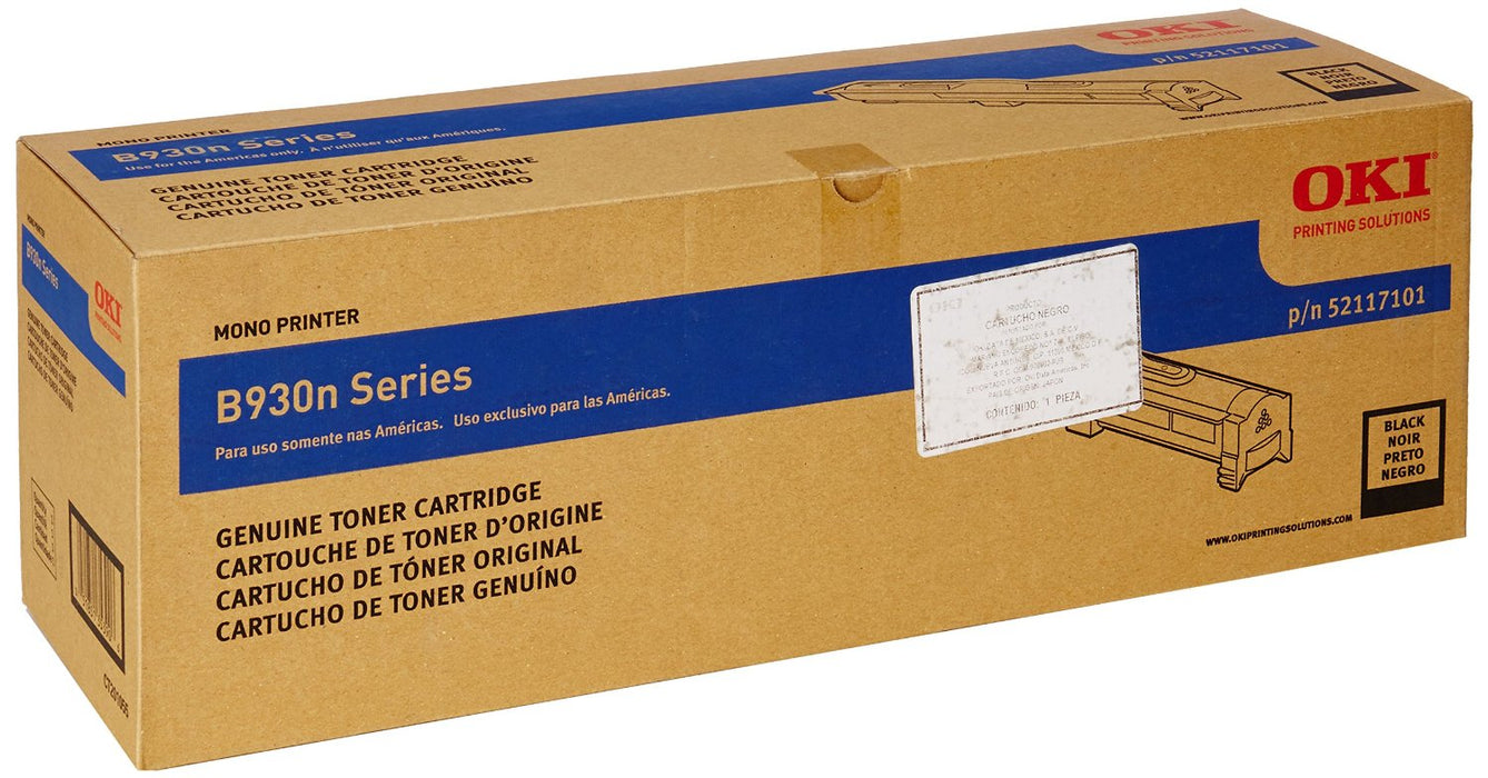 OKI 52117101 Black Toner Cartridge