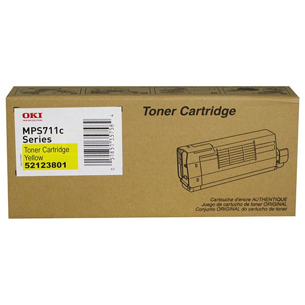 OKI 52123801 Yellow Toner Cartridge