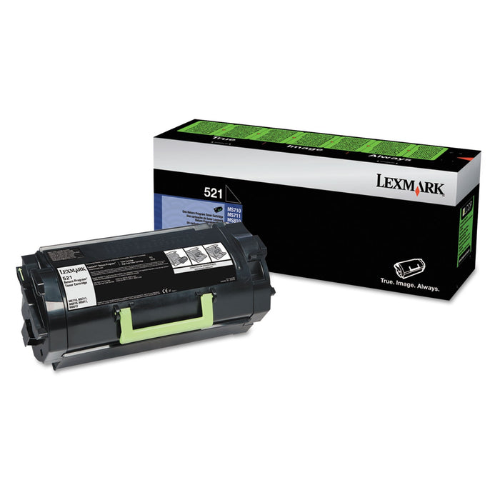 Lexmark 52D1000 Black Return Program Toner Cartridge