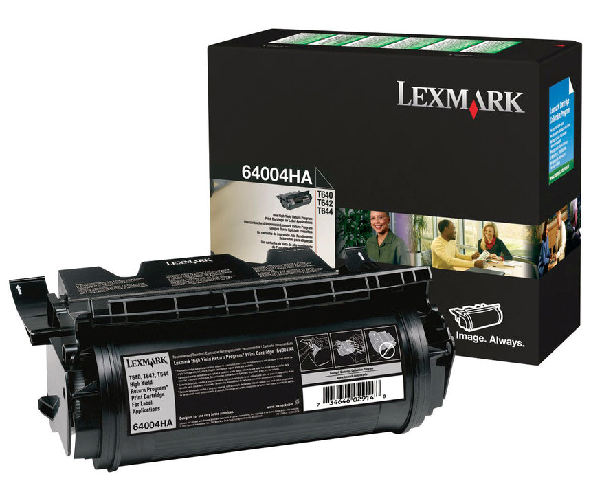Lexmark 64004HA Black High Yield Return Program Toner Cartridge