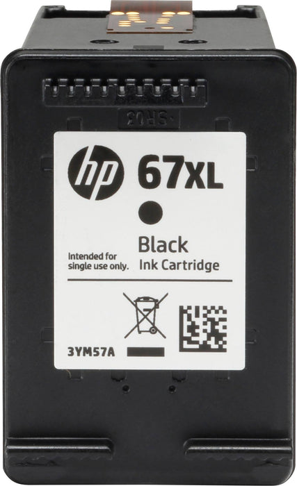 HP 67XL 3YM57AN Black High Yield Ink Cartridge